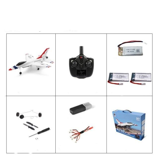 Avion rc voltige 3d 1 batterie 400 mAH + 2 batteries 550 mAH