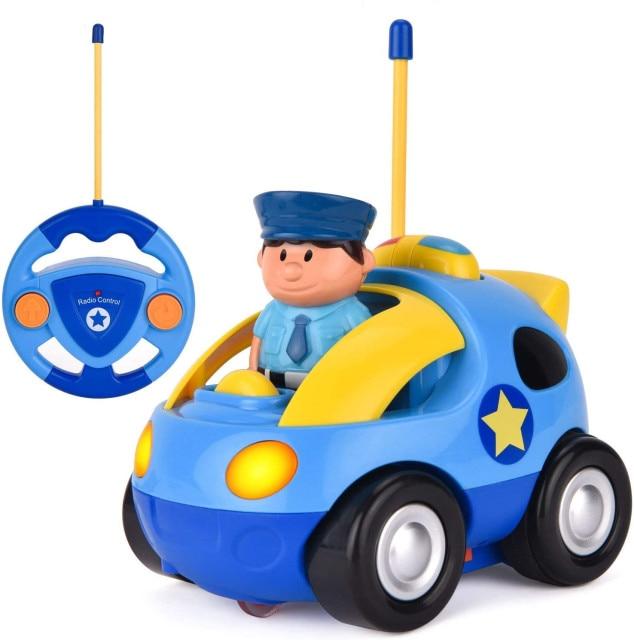 Voiture téléguidée pour bébé Police